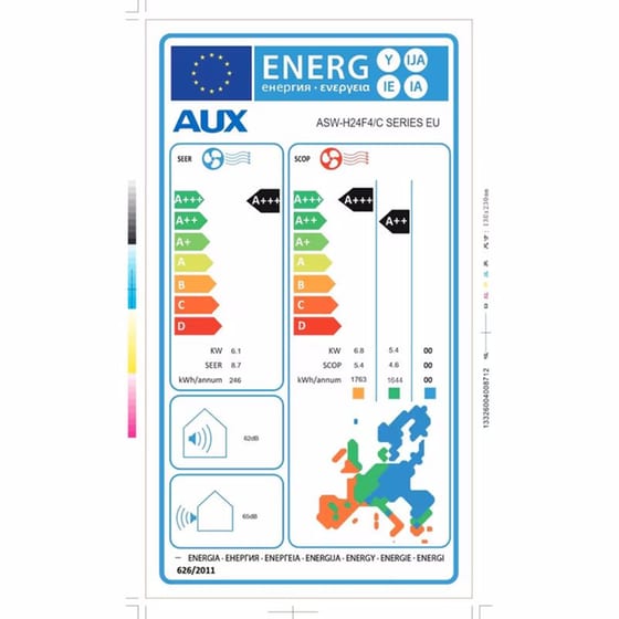 AUX C Series ASW-H24F4A4/CAR3DI-C8 Κλιματιστικό Inverter 24.000 BTU A+++/A+++ με WiFi image 5