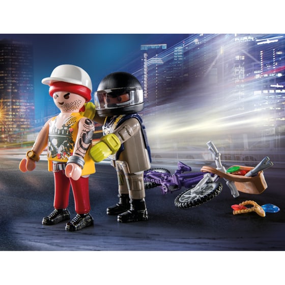 PLAYMOBIL® City Action Starter Pack Αστυνομική καταδίωξη ληστή κοσμημάτων (71255) image 5