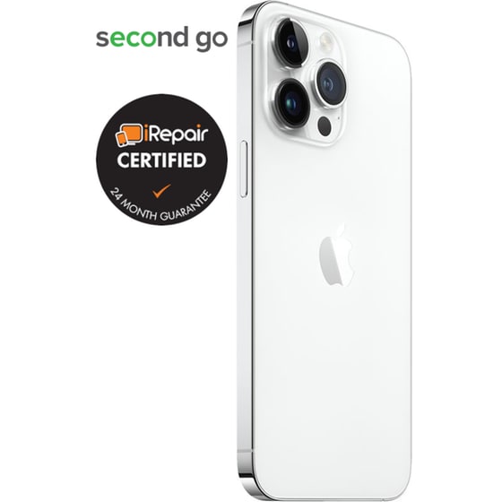 Μεταχειρισμένο Apple iPhone 14 Pro Max 128GB Silver second go Certified by iRepair image 4