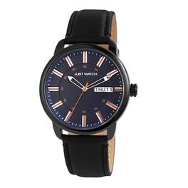 Just Watch Men's Watch With Real Leather Strap Jw20128-002