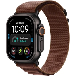 Apple Watch Ultra 4 GPS + Cellular 49mm Black Titanium Case with Burgundy Alpine Loop - L