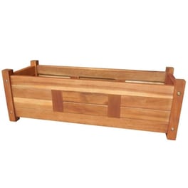 Vidaxl Ζαρντινιέρα Υπερυψωμένη 76 X 27,6 X 25 Εκ. Από Ξύλο Ακακίας
