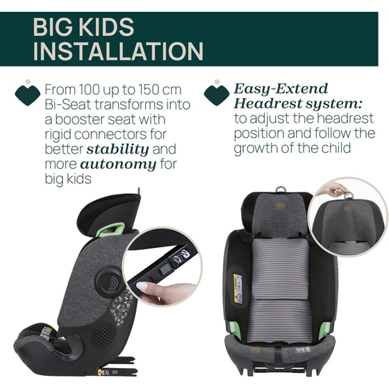 Chicco Βρεφικό/ Παιδικό Κάθισμα Αυτοκινήτου Bi-Seat i-Size Air για Παιδί 40-150 cm Teal Blue image 5