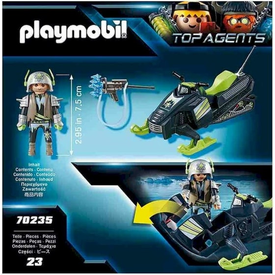 PLAYMOBIL® Top Agents Ice Scooter των Arctic Rebels (70235) image 2