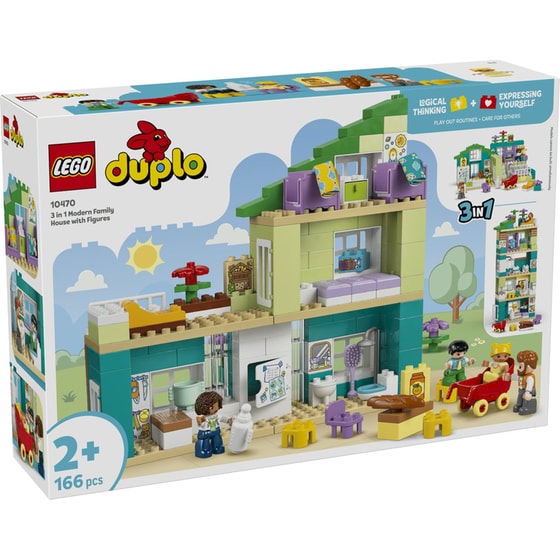 LEGO® Duplo® 3 in 1 Modern Family House with Figures (10470) image 0