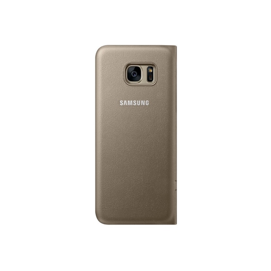 Θήκη Samsung Galaxy S7 Edge - Samsung LED Cover - Χρυσό image 1