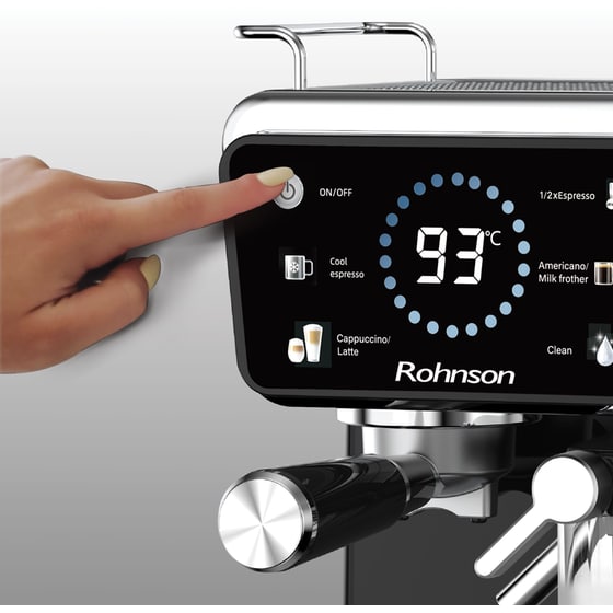 ROHNSON R-98082 1350W 20bar Μηχανή Espresso image 5