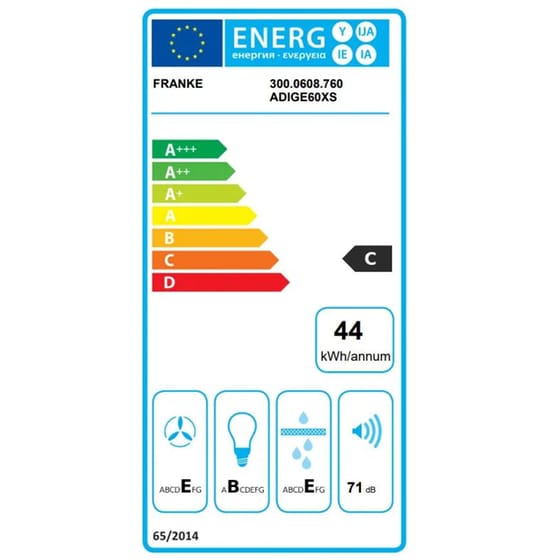 FRANKE ADIGE 60 XS 60 cm Inox Απορροφητήρας Ελεύθερος image 2