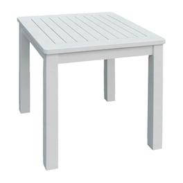 Τραπεζάκι Σαλονιού Woodwell από Ξύλο Ακακίας Lugano 45x45x45cm - Λευκό