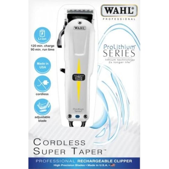 Επαγγελματική Κουρευτική Μηχανή WAHL Super Taper Cordless 08590-016 με 4 Χτενάκια Επαναφορτιζόμενη image 4