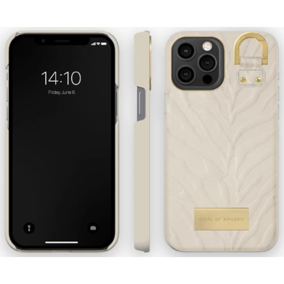 Θήκη Apple iPhone 13 Pro - iDeal Of Sweden Atelier - Ecru Zebra image 1