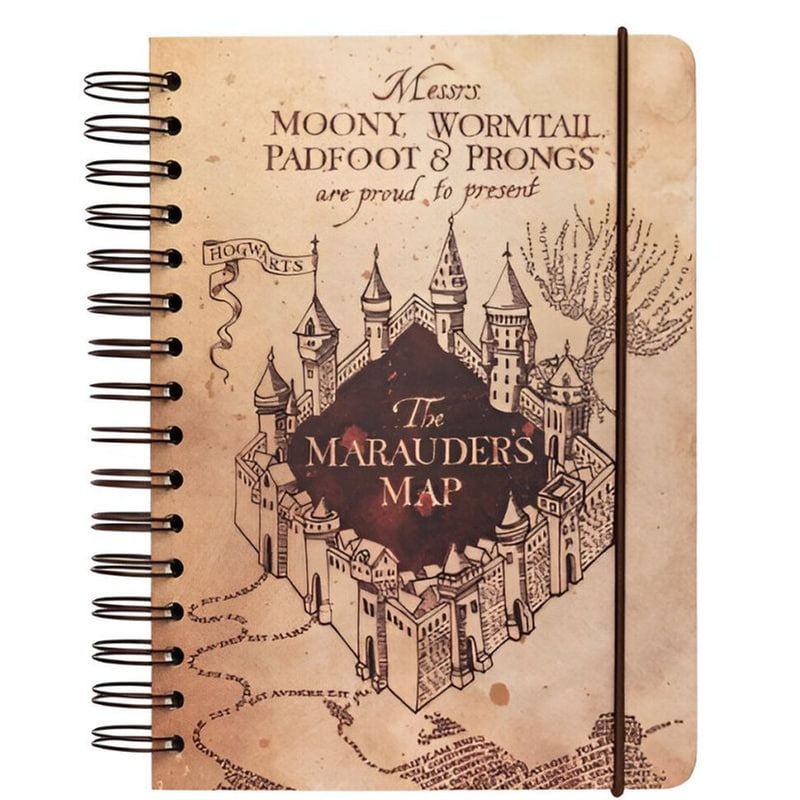 ERIK Σημειωματάριο Erik Σπιράλ Harry Potter The Marauder’s Map
