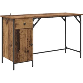Γραφείο Υπολογιστή VidaXL 131x48x75 cm - Παλιό Ξύλο