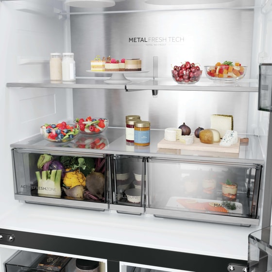 HAIER HCR59F18DNMB Total No Frost 706 Lt Μαύρο Ψυγείο Ντουλάπα image 8