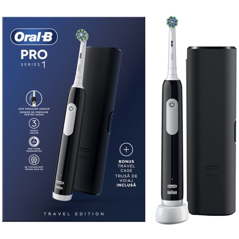 Ηλεκτρική Οδοντόβουρτσα ORAL-B PRO 1 Μαύρο