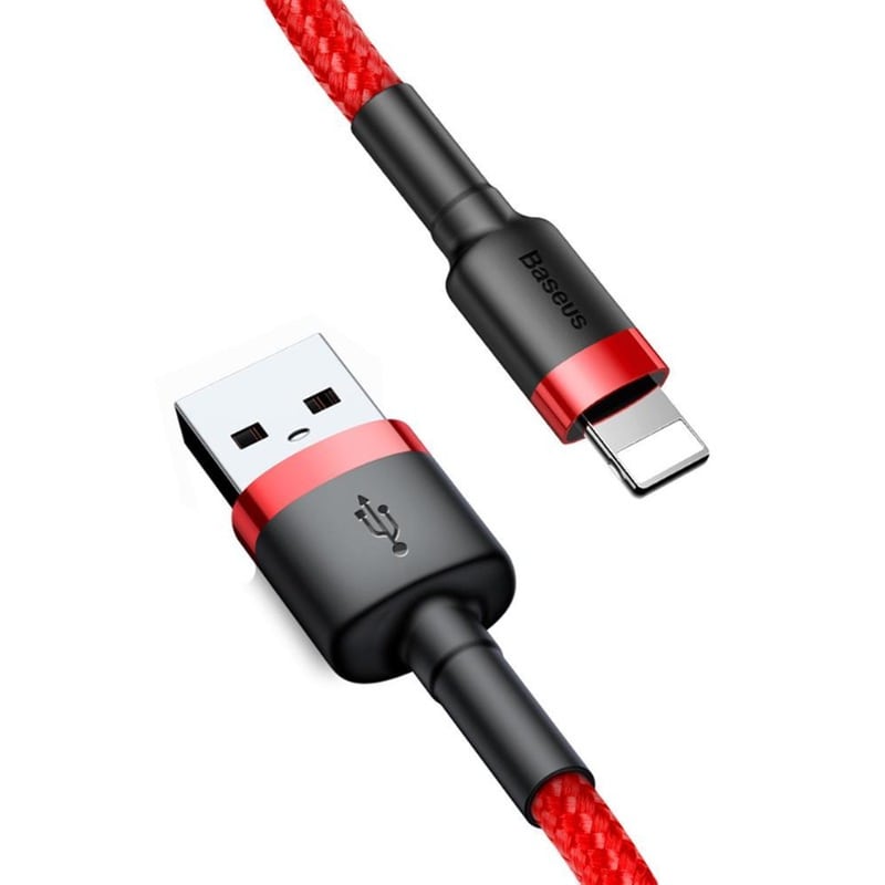 Baseus Καλώδιο CALKLF-R09 USB-A/Lightning σε USB-A 3m Κόκκινο
