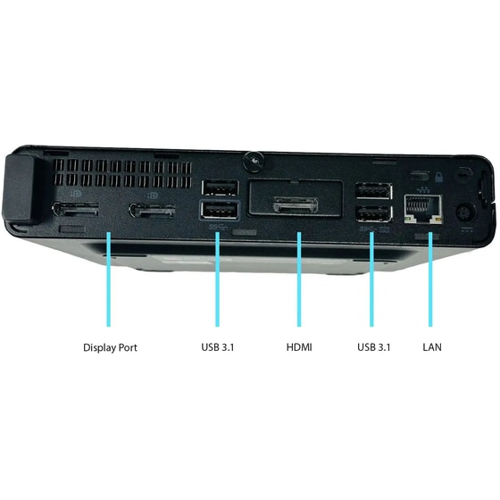 Refurbished Desktop HP 800G4DM (Intel Core i7-8700T/8GB/256GB SSD/Win11Home) | Grade A image 1