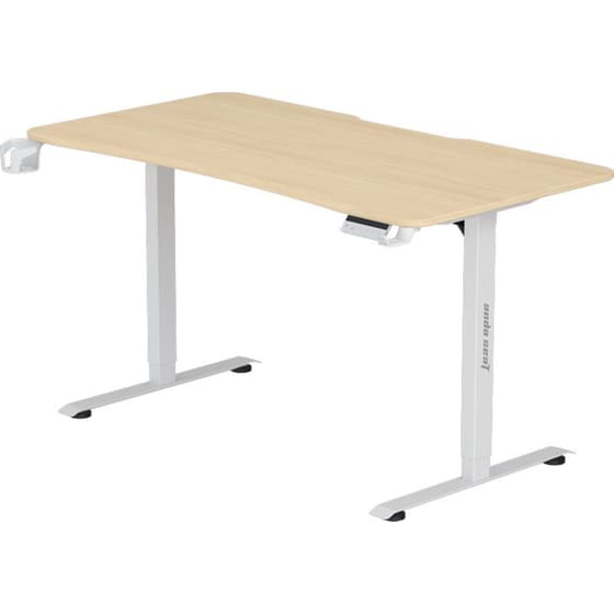 Γραφείο Gaming Anda Seat Xtreme-E με Αυξομειούμενο Ύψος - Wood & White image 5
