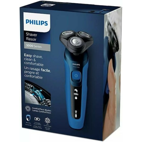 PHILIPS S5466/17 Series 5000 Ξυριστική Μηχανή Επαναφορτιζόμενη Μπλε image 3