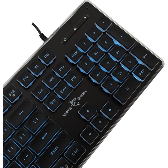 White Shark Tachi Gaming Μηχανικό Ενσύρματο Πληκτρολόγιο Μαύρο (US) image 4