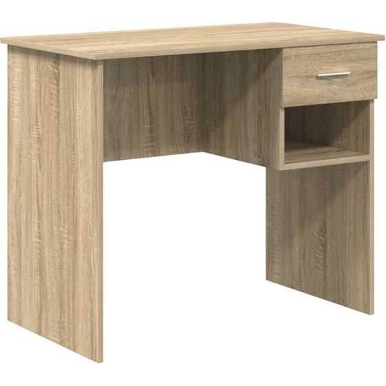 Γραφείο VidaXL από Επεξεργασμένο Ξύλο 90x49x75 cm - Sonoma Δρυς image 0