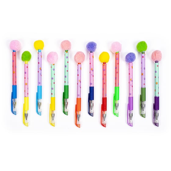 Στυλό Gel Tri-Coastal Design Tcd Made for kids Candy Scented Pom-Pom (12 Τεμάχια) image 2