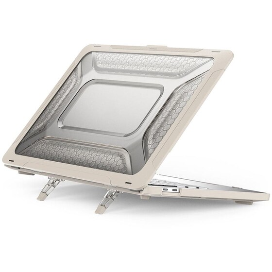 Τσάντα Laptop Sonique Icy Guardian με Βάση Στήριξης για Apple MacBook Pro 13" (2018/2020/2022) - Μπεζ image 0