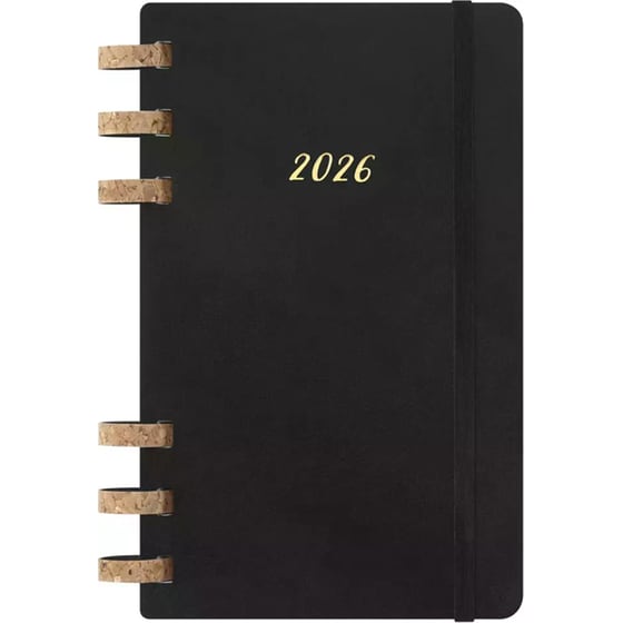 Ημερολόγιο Σπιράλ Moleskine 2026 12Μ Large Spiral Black Soft image 0