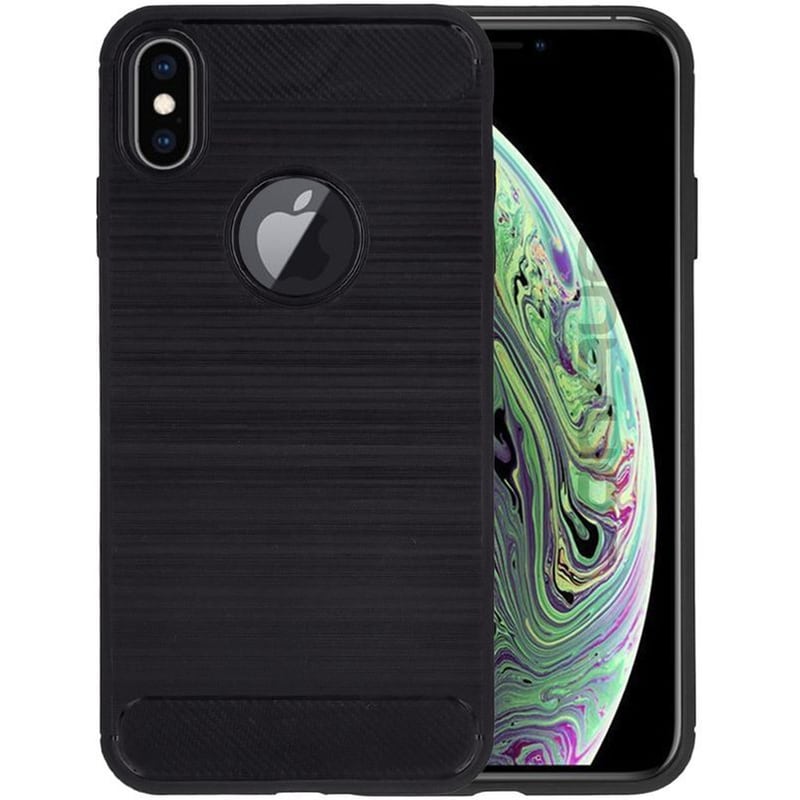 Θήκη Apple iPhone XS Max - Sonique Carbon Brushed - Μαύρο