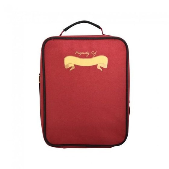 Τσαντάκι Φαγητού Harry Potter Crest Deluxe Burgundy image 1