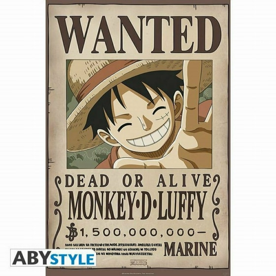 Αφίσα Abysse Corp One Piece Luffy Wanted image 0