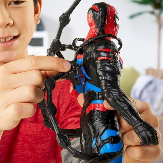 Hasbro Φιγούρα Marvel Spiderman Venomversus Liquid Shifter με Αξεσουάρ (27cm) image 8