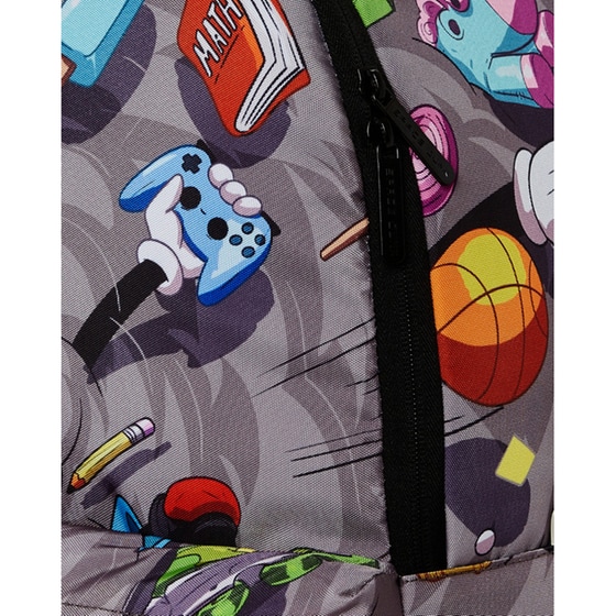 Τσάντα Πλάτης Space Junk Smoke Fight Scene Πολλών Θηκών Γκρι image 4