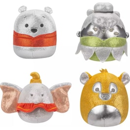 Λούτρινο Squishmallows Disney 100 Πακέτο 4 τμχ (12cm)