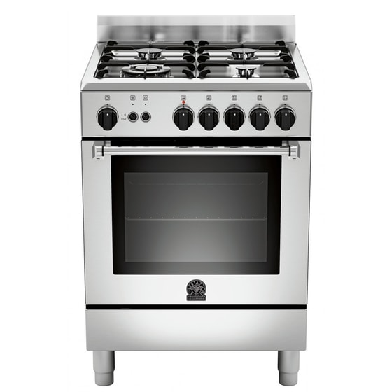 LA GERMANIA AMN6640GXT(GN) 56 Lt Inox Κουζίνα Φυσικού Αερίου image 0