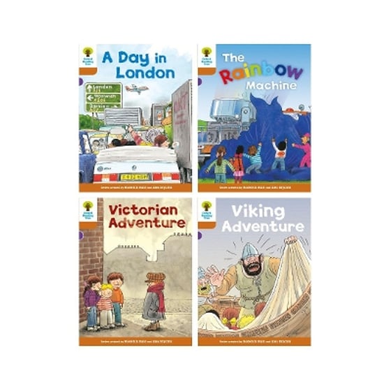 Oxford Reading Tree: Biff, Chip and Kipper Stories: Oxford Level 8: Mixed Pack of 4 image 0