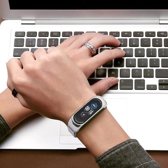 Λουράκι Hurtel για Xiaomi Mi Smart Band 5/Mi Smart Band 6 - Μπλε image 1