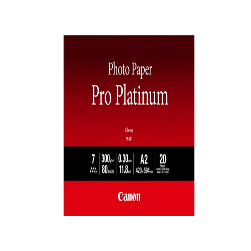 ΧΑΡΤΙ CANON A2 PRO PLATINUM PHOTO 20 SHE