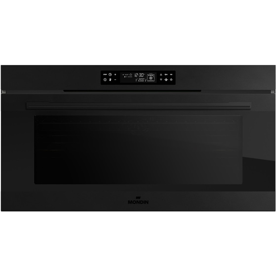 MONDIN FM98KF15TMM 103 Lt Μαύρο Εντοιχιζόμενος Φούρνος Άνω Πάγκου image 0