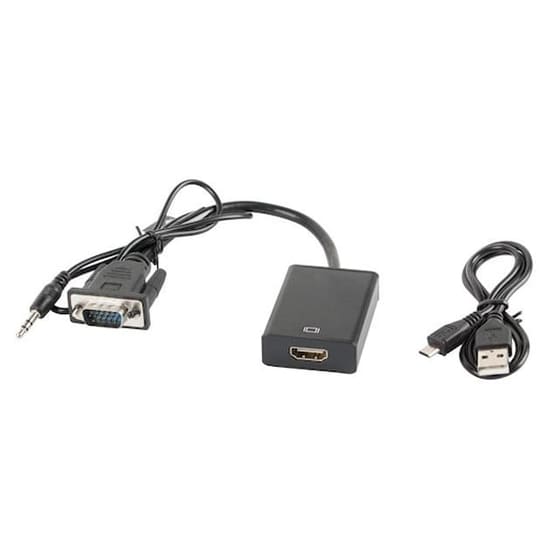 Αντάπτορας Lanberg VGA Male σε HDMI Female image 0