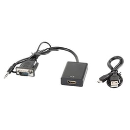 Αντάπτορας Lanberg VGA Male σε HDMI Female