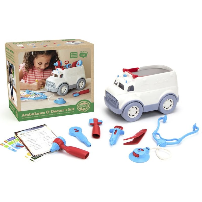 GREEN TOYS Green Toys: Ambulance Doctors Kit (amdk-1313)