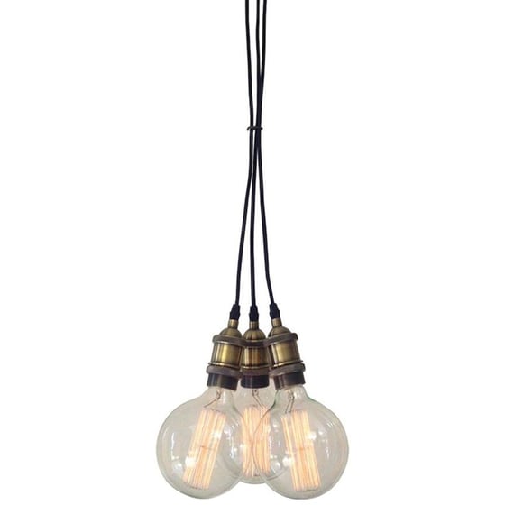 Φωτιστικό Οροφής Τρίφωτο Homelighting Magnum 77-2166 Μεταλλικό - Μπρονζέ image 0