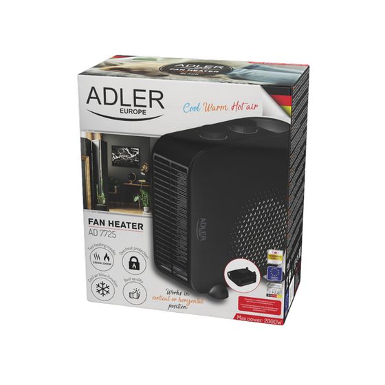 Αερόθερμο Δαπέδου ADLER AD 7725b 2000W image 8