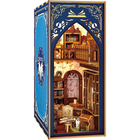 DIY Book Nook Βιβλιοστάτης - Old Book Store image 1