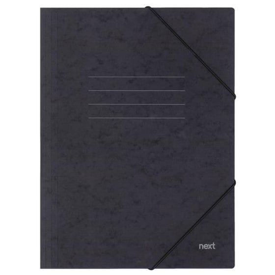 Φάκελος Νext  Με Λάστιχο Πρεσπάν Μαύρο 35x25εκ. image 0