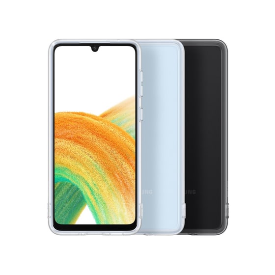 Θήκη Samsung Galaxy A33 - Samsung Soft Clear Cover - Black image 4