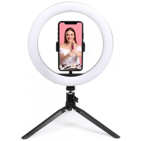 Selfie Ring light Livoo Tripod 120 Led - Μαύρο image 5