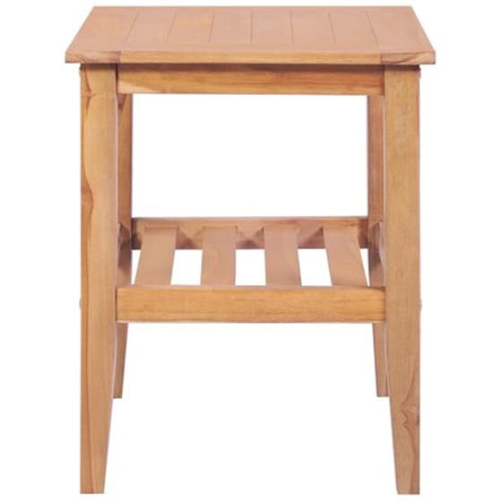 Τραπεζάκι Σαλονιού VidaXL από Μασίφ Ξύλο Teak 40x40x50cm - Καφέ image 2