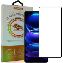 Προστατευτικό οθόνης Xiaomi Redmi Note 12 Pro Plus - T-Max Premium 3D Tempered Glass Full Glue Fluid Despensing 0.2mm 9H